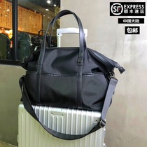 Net red travel bag womens hand-held shopping bag Korean short-distance bag mens large capacity travel bag tide leisure bag