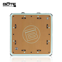 US imported BOTE inflatable floating platform leisure entertainment paddle board foldable Dock series 7x7