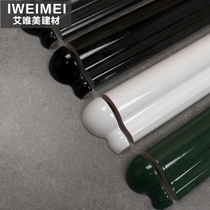 Wall tile edge closure strip Tile waist line Small white brick 300 border edge edge Yang angle line Decorative corner strip
