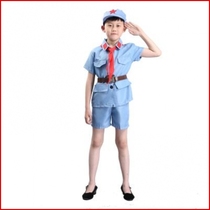 Performance Little Childrens Red Army Service Men and Women Red Army Performance of the Eighth Route Army Group New Fourth Army Early Childhood Stage Theme