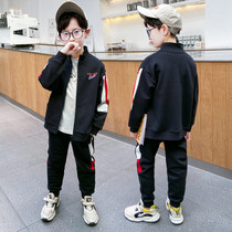 Boys spring clothing suit 2021 new 8-9 CUHK Scout 10 Childrens handsome 12-year-old sports tide and cool trend