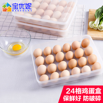 Baoyuni egg storage box refrigerator with egg storage box kitchen egg container egg tray