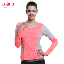 Zoano Zona Autumn Winter Running Sport T-Shirt Woman Long Sleeve Fitness Suit Tight Bodysuit