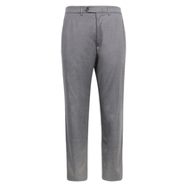 Special 799- Mens Dark Grey Gradient Casual Pants Waist Elasticity Wool Made in Italy