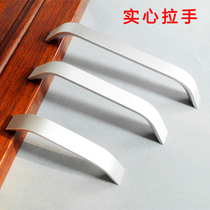 Aluminum alloy handle simple cabinet door handle New cabinet door handle Large cabinet handle Simple handle