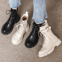 Martin boots women 2021 autumn and winter New British style fashion sweet and cool strap buckle thick-bottom boots childrens short boots