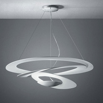 Italian Designer Creative Nordic Art Lighting Livingroom Bookroom Bedroom Iron Art Extreme Brief Exhibition Hall Flying Saucer Chandelier