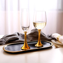 Phantom of the Opera glass diamond-encrusted red wine glass crystal tall wine glass champagne glass home restaurant wine glass