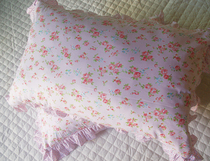 Cotton pillowcase lace pillowcase a pair of 48*74 pillowcase cotton floral pillowcase 40 yuan a pair of special