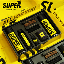 Speed pop SUPER shoe washing artifact AJ waterproof spray shoe cleaning agent shoeshine foam cleaning set net White