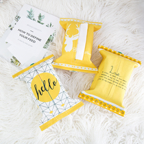 Net red pins Inwind desktop containing tissue box rectangular paper draw bag damp cotton linen 100 hitch yellow cashier bag