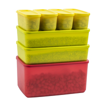 Tupperware new refrigerated 7-piece crisper box refrigerator storage fruit box color storage refrigerated preservation