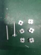 PVC plate mounting nut no side word mounting nut advertising word luminous character pre-embedded nut