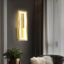 Bedside wall lamp Nordic modern minimalist creative living room aisle staircase balcony background wall bedroom light luxury wall lamps