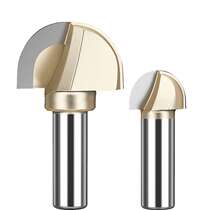 Round bottom knife woodworking milling cutter slotting tool trimming machine head engraving machine semi-circular knife electric wood milling garden bottom knife