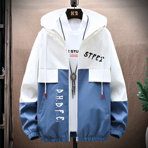 12 boy jacket plus suede thickened CUHK Tong 15 Tide Cards Spring Autumn Winter Clothing Foreign Air 13 Year Old Boy Coat New 14