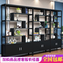 Office display cabinet Shelf display rack Container partition shelf Product tea cabinet Cosmetics Living room display cabinet