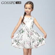 Flying Smells 2020 Summer Little girl sleeveless dress Dress Kid Cute Printed Skirt Child Princess Dress