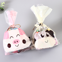 Eraser gift bag Childrens school supplies Creative cute rubber set Cartoon bag rubber gift bag