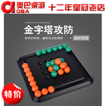 Pyramid attack and defense war board game Chess childrens educational toys Table game development Intelligence focus logic