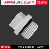 Liansu 4 points internal and external wire plug free raw material Internal and external tooth plug 20ppr water pipe fittings accessories with rubber ring joint