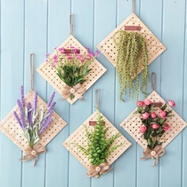 Pastoral bamboo simulation plant wall decoration wall decoration wall decoration wall decoration of bar decoration