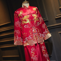 Mens show Wont suit 2022 new Chinese wedding gown The Chinese wind groom put up with the pro show and the mens clothes