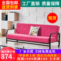 Tianalt Furniture Dual-use sofa bed 3 people folding sofa multi-function cloth life set removable small household type multi-color