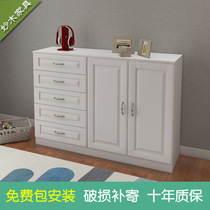 Solid wood chest of drawers lockers bedroom drawers storage cabinets utility cabinets cupboards side cabinets can be customized
