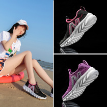 Summer outdoor traceability shoes womens light sandals breathable mesh hole shoes light non-slip men and womens water shoes