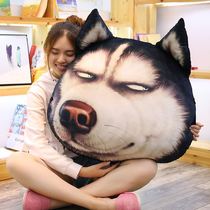 Wonderful gift pillow Nordic style ins Strange Birthday gift Husky pillow doll two Ha