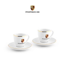 (Official)Porsche Porsche Classic Coat of Arms Espresso Cup Set