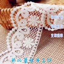 Ex-gratia Diy Handmade Accessories Lace Lace 1026894 Milk Silk Water Soluble Cuffs Underwear Collar Underwear material