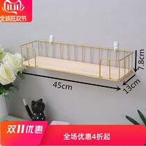 Punch-free dormitory artifact dormitory bedroom wall storage rack wall hanging basket wall storage rack partition hanger
