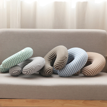 Neck pillow U-shaped headrest car travel pillow car pillow neck pillow guard aircraft pillow memory cotton U-shaped pillow cervical pillow