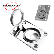 New durable stainless steel port lock cabinet embedded ring handle 62x43mm Marine surf hard