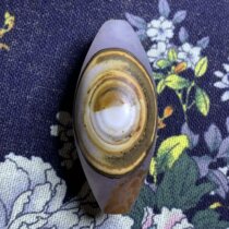 Top brand new natural gemstone agate sky eye purple crystal warring states red celestial beads accessories handle string top beads