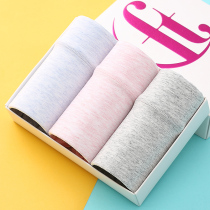 Fenteng high-waisted panties womens cotton crotch 100% cotton color cotton antibacterial belly buttock incognito large size briefs head