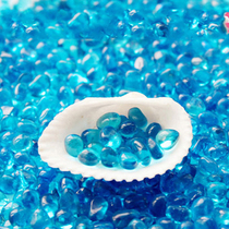 Decorative bottom sand Sand color sand paving bottom sea blue color sub-stone fish tank landscaping makeup sand fish tank glass sand