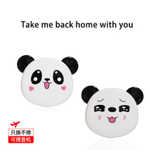 Can love cute cartoon squatting bear mobile power small goddess exclusive panda charging treasure gift custom LOGO