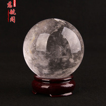 White crystal ball ornaments natural white crystal ball home decoration office