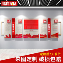 Party Building Cultural Wall Party Members Activity Room Party Branch Conference Room Staircase Background Wall Party Building and Construction Placement