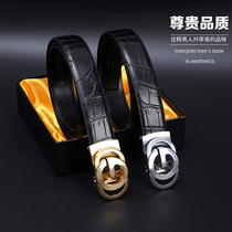 Chanteleather Shop Doctor Bird Extravagant Crocodile Tattoo genuine leather automatic buckle waist belt face value assuming there is a Fan hot sell