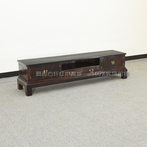 Laos big red rosewood plain surface TV cabinet single-board solid wood locker mahogany audio-visual cabinet cochin rosewood TV cabinet