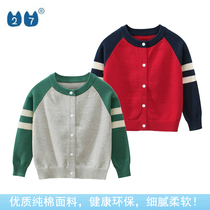 Childrens brand discount clearance store Korean childrens clothing Autumn and Winter sweater 2021 new childrens coat knitwear