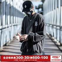 Xiaobingguo Chaoyi Brand Round Neck Mens Loose Spring and Autumn Basic Top Fashion Print Joker Couple Jacket