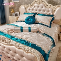 Villa Exhibition Hall-Like inter-board furniture assorted beds European-style French style bed with upscale multi-piece set of beds