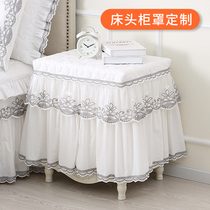 Smart living bed head cabinet hood full package mesh red cover cloth safe dust cover white new customizable 2022