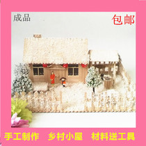 Ice cream stick popsicle stick diy sand table model finished material handmade house wooden stick ice cream stick