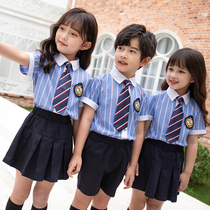 School uniforms for elementary school students in summer Inn-style childrens class clothes